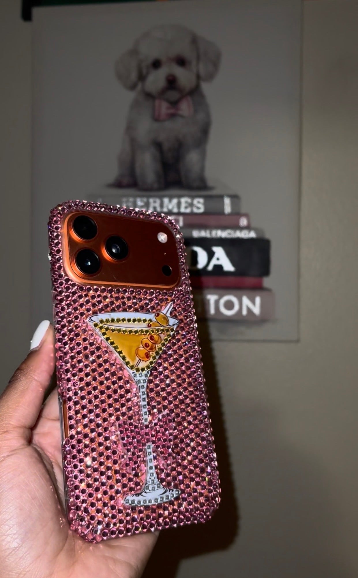 The Martini Luxe Rhinestone Case